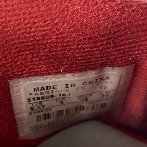 Nike 2008 Youth 5.5 Varsity x Red White Air Jordan V 5 Fusion 318609-161 - Picture 7 of 8